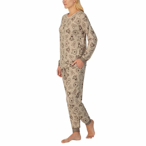 Disney Winnie the Pooh Lounge PJ Set 2-Piece NWT - Picture 4 of 15